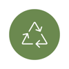 Sustainability Icon - #6B894F